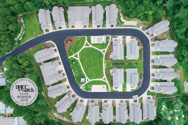 Brewster Landing Aerial View With Award