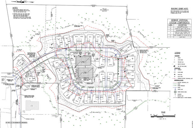 Sewage Disposal And Utility Plan