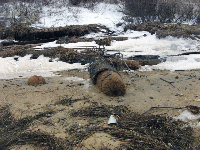 Fiber Rolls Dislodged