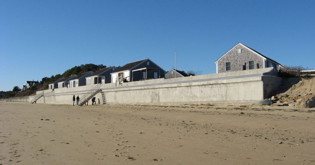 Wellfleeter Condominiums Seawall Repairs Coastal Engineering Co.